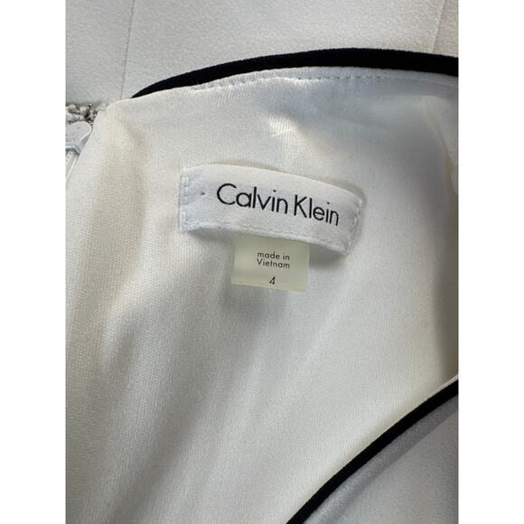 NWT Calvin Klein Dress Sheath Knee Length Career Contemporary Size 4 - Picture 7 of 12